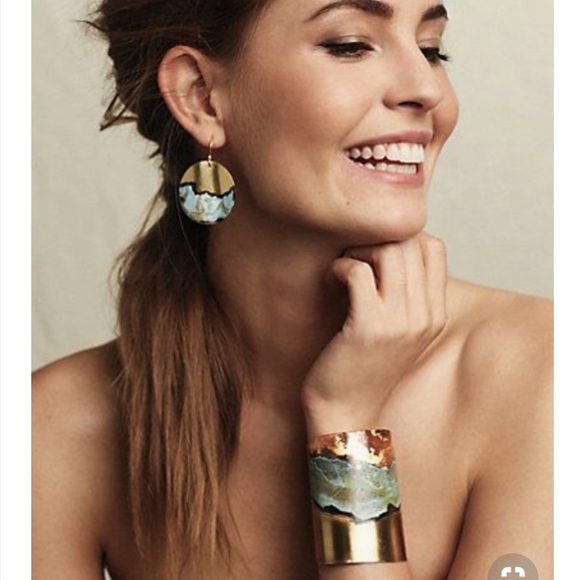 Anthropologie Jewelry - Anthropologie oxidized metal jewelry set